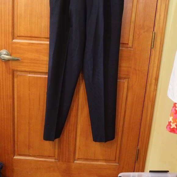 VESTIMENTA SPA Vintage Black Wool Pant Suit 3-Button Jacket Tailored 10 - Picture 9 of 16